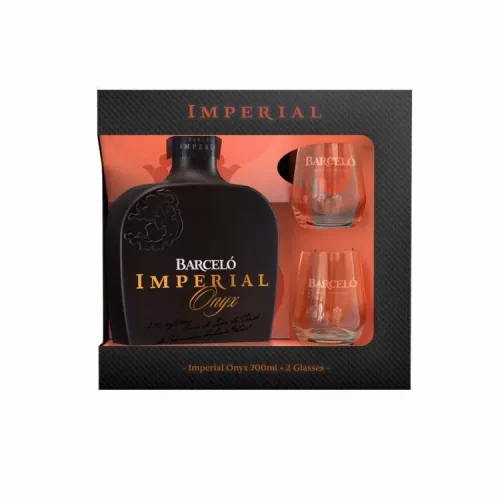 Barcelo Imperial Onyx Rum + 2 Pohár (0,7L 38%)