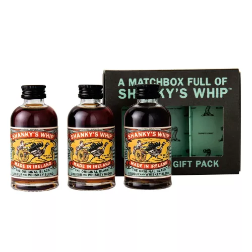 Shanky's Whip Black Irish Whiskey Likőr (DD+Pohár) (33% 0,7L)