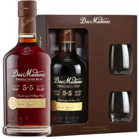 Dos Maderas PX 5+5 éves Rum + 2 Pohár (0,7L 40%)