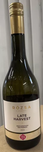 Rózsa Pincészet Tokaji LATE HARVEST édes Furmint 2024 (0,75L 10%)